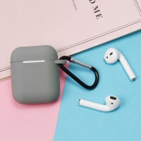 2019 NEW PRODUCT with keychain carabiner Silicone Protective Case for Airpods